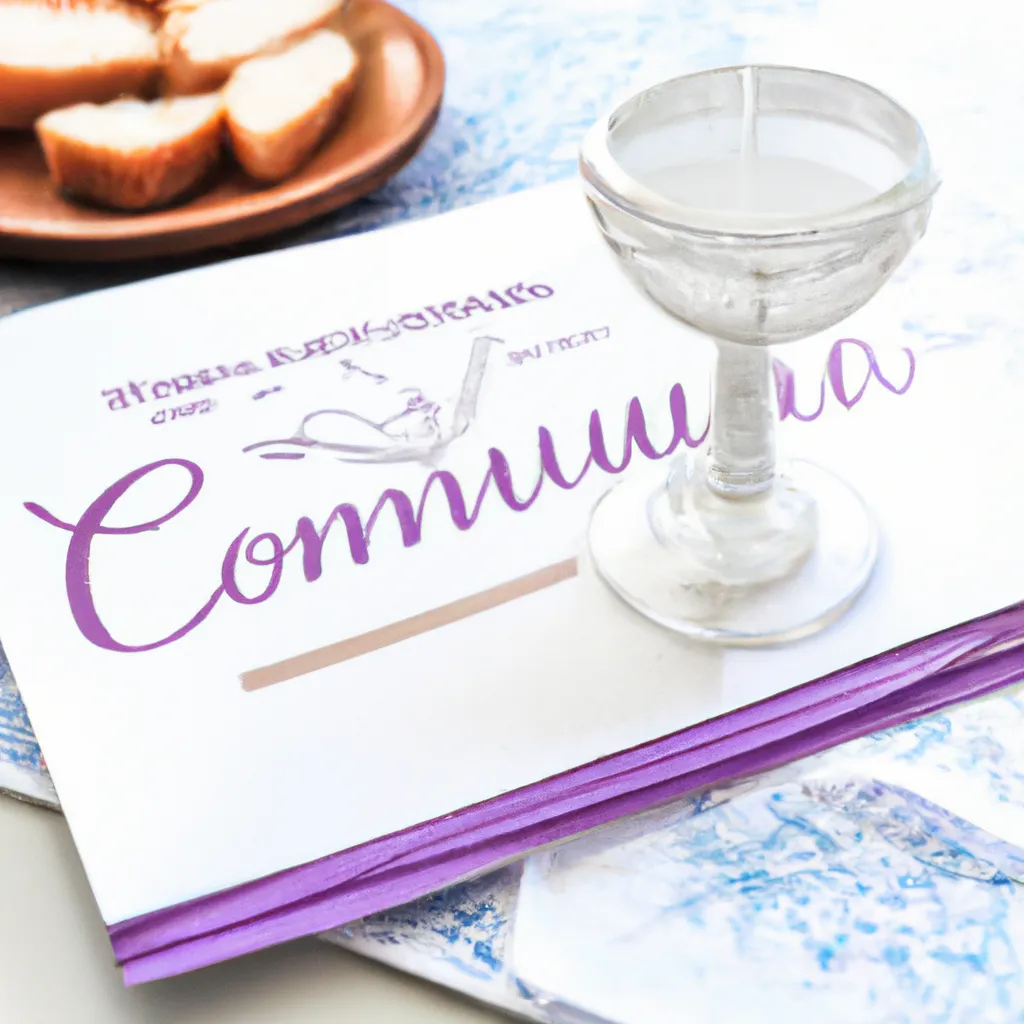 Zaproszenia na komunie - DIY