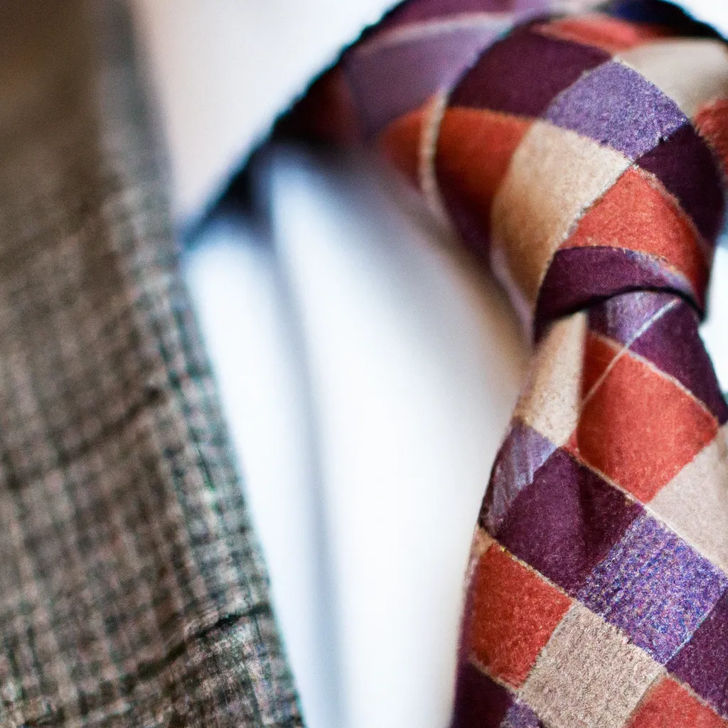 Jaki krawat do marynarki w kratę?