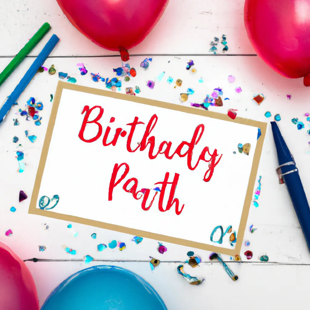 Jak napisać zaproszenie na urodziny?