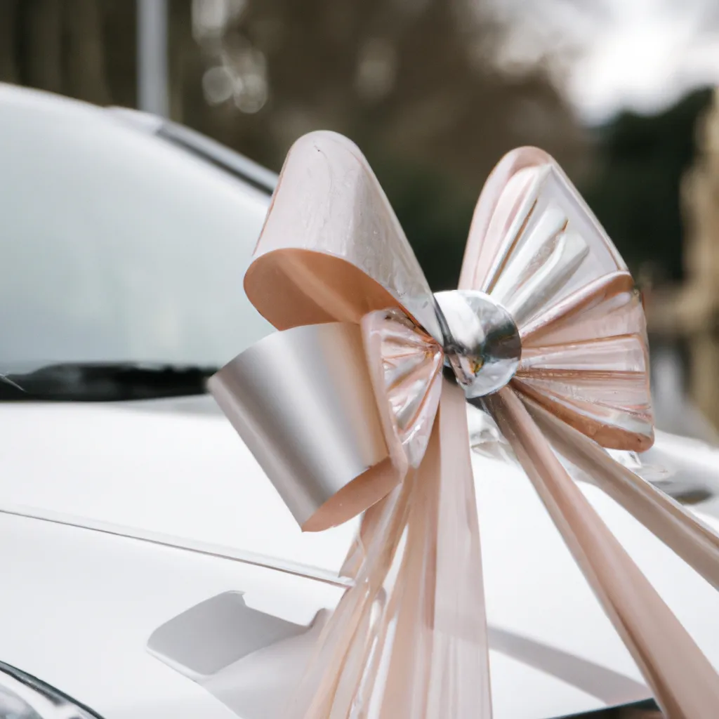 Kokarda na samochód ślubny - hit czy kit?