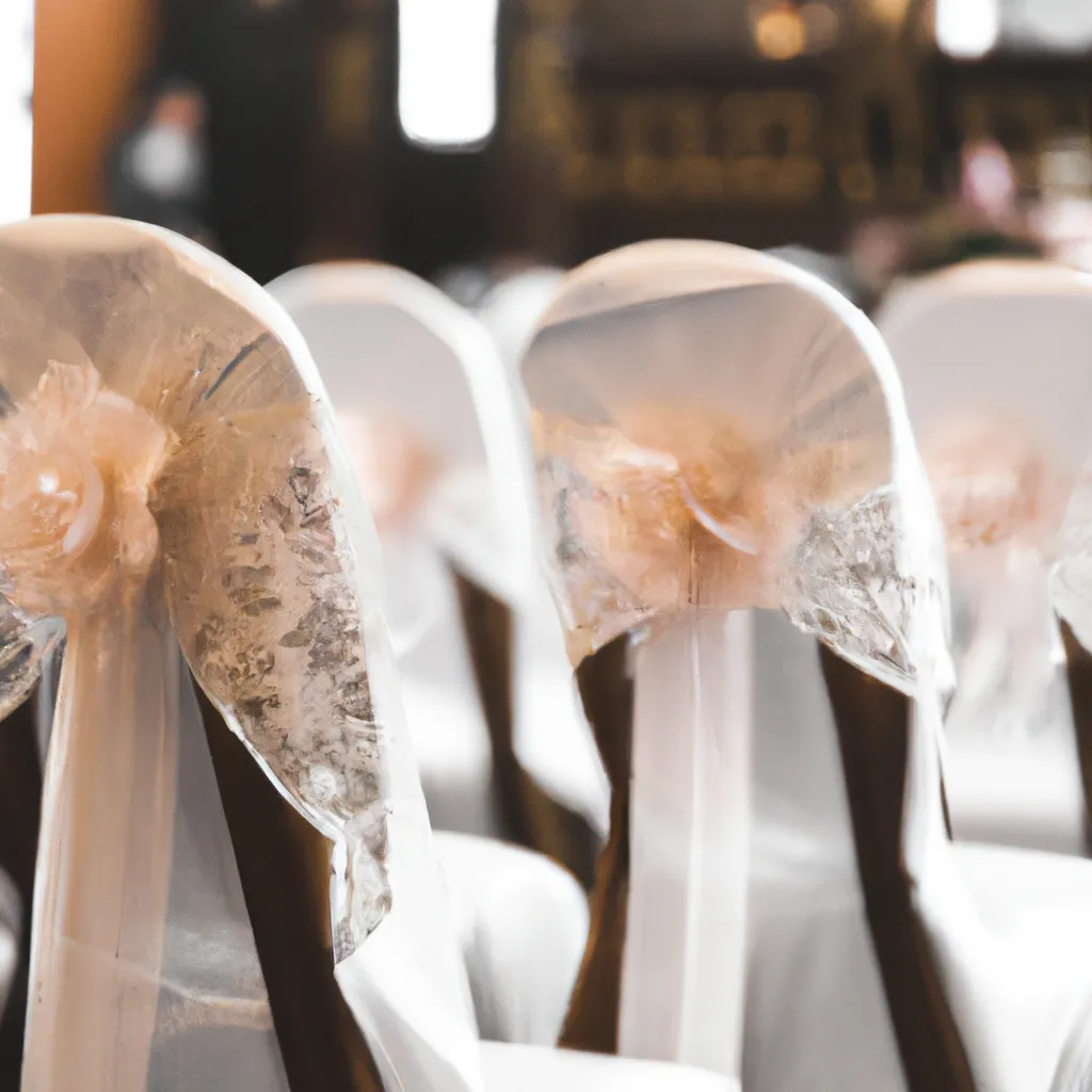 Jak udekorować krzesła ślubne do kościoła?