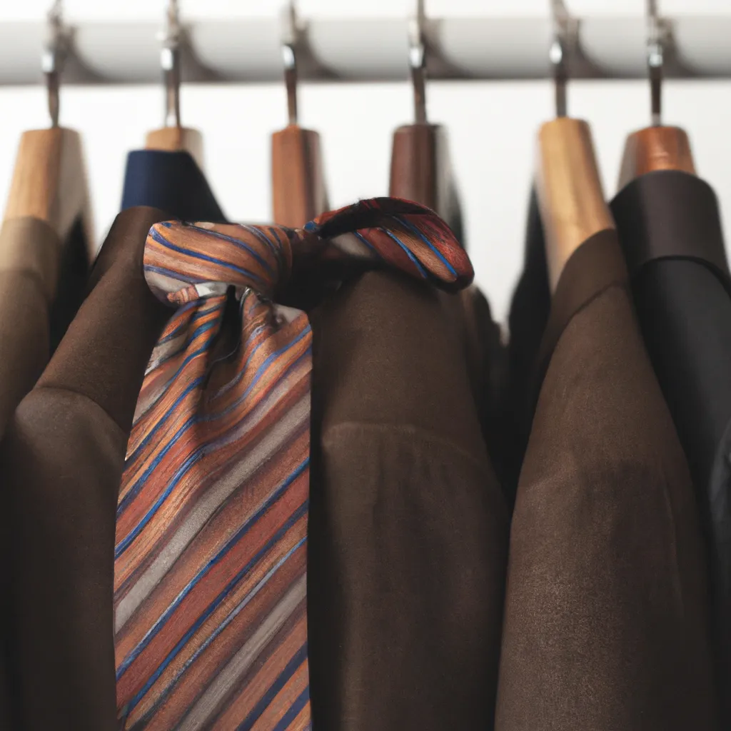 Jaki krawat do brązowego garnituru?