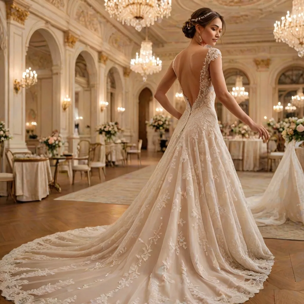 Suknia ślubna z trenem - jak w niej tańczyć?