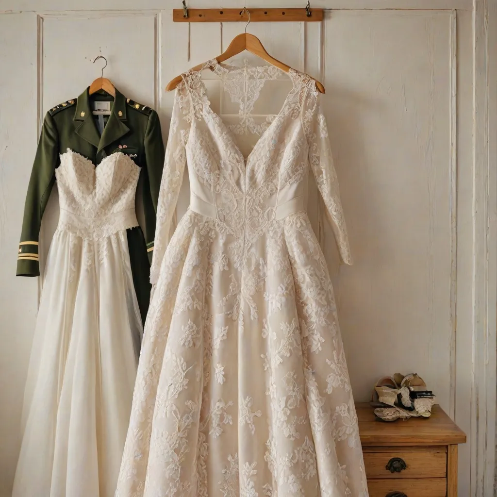 Jaka suknia ślubna pasuje do munduru?
