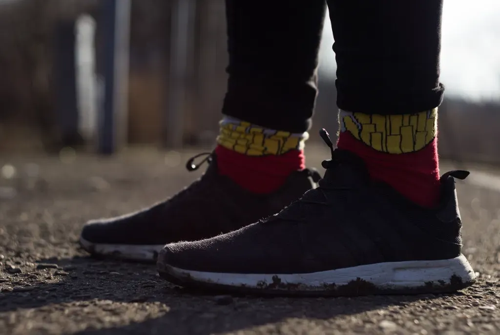 Męskie skarpetki w śmieszne wzory