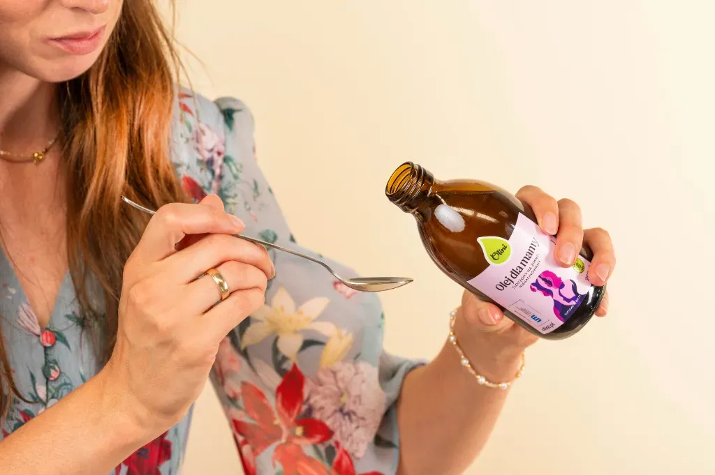 olej dla mamy łyzka